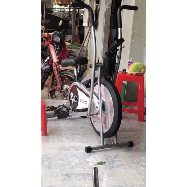 Ảnh BG Xe đạp thể dục thể thao kết hợp tay chân 8701 Red thiết kế mới 2025 3