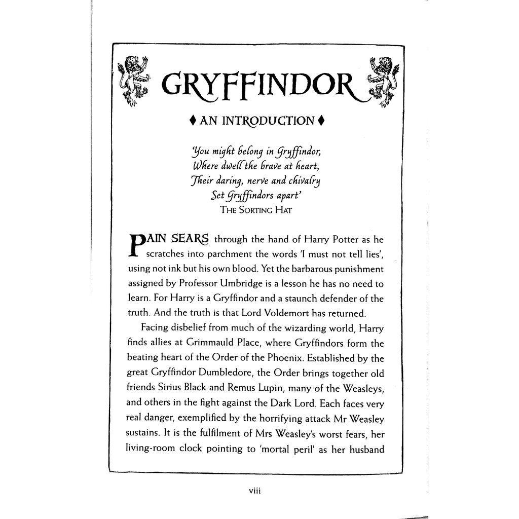 Ảnh Sách: Harry Potter And The Order Of The Phoenix - Gryffindor Edition 3