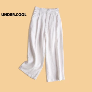 Quần đũi ống rộng dáng dài UNDERCOOL ống suông dáng dài chất đũi trẻ trung - quần 9 tấc QD01