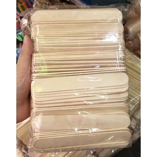 100g que kem gỗ(que đè lưõi) làm kem, làm mô hình nhà gỗ đa năng