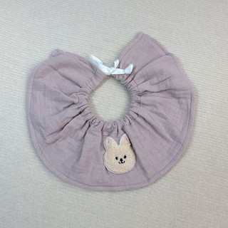 Yếm ăn dặm cổ tròn chính hàng Mily vải xô muslin.