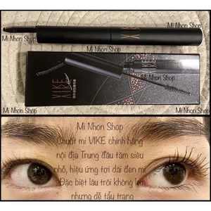 Mascara VIKE đầu chải tăm siêu nhỏ không lem trôi siêu tơi mi hiệu ứng làm dài đen tự nhiên
