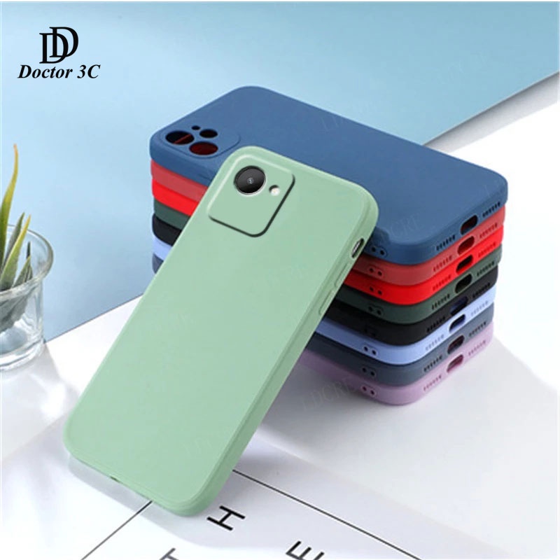 Ốp điện thoại dẻo khung vuông cho Realme real me C67 C65 C51 C30 C55 C33 C30s C35 Narzo 50i 50A Prime GT Neo 3 2 GT2 Pro 4G 5G 2023 2024