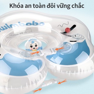 Phao Bơi Cổ An Toàn Cho Bé 0-12 Tháng – Kèm Chuông & Bơm Hơi, Giảm Giá Sốc Clearance!