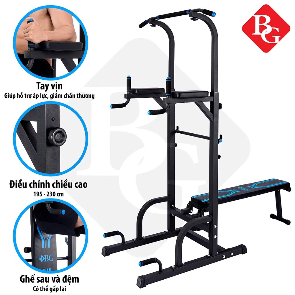 Ảnh BG Máy tập tổng hợp tay vai bụng, Giàn tạ, Ghế tập ta đa năng CHIN BLACK 2025 4