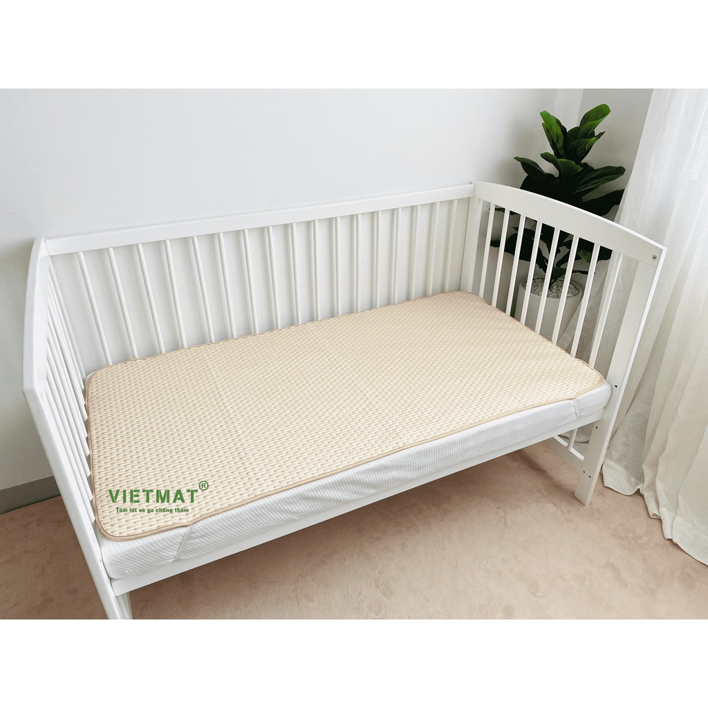 Ảnh Siêu lót chống thấm cho bé Supermat lót mông, lót nôi cũi, trải giường mềm êm, thoáng mát, không nóng bí giặt máy 3