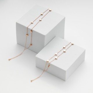 Lắc chân nữ LAMY Five Pointed Star Anklet Rose Gold 9006