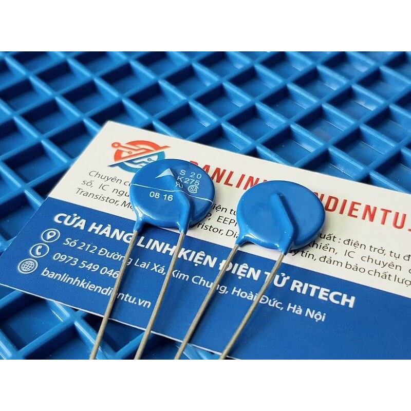 5 chiếc] Tụ chống sét Varistor S20K275 275VAC 20mm Shopee Việt Nam