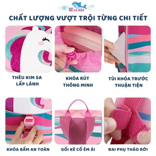 Balo Cho Bé Mầm Non Cao Cấp Siêu Nhẹ 260g, Balo Đi Học Mẫu Giáo Dễ Thương nhiều mẫu