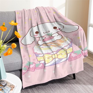 Sanrio Cinnamoroll 4 Kích Thước Flannel Chăn Mới Hoạt Hình Dễ Thương Trẻ Em Thời Trang Mềm Mại Thoải Mái Ấm Giường Chăn Quà Tặng Sinh Nhật
