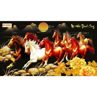 Tranh Mã Đáo Thành Công Dán Phòng Khách, Phòng Làm Việc, Phòng Ngủ Cao Cấp