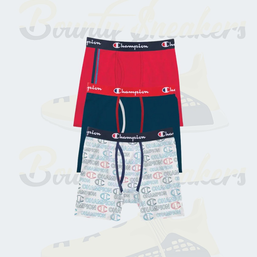 Combo 3 Qu n Boxer Champion Men s Comfort Black Navy Grey Rn15763 Hang Chinh Hang Bounty Sneakers Shopee Vi t Nam
