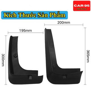 Chắn Bùn Hyundai Santafe 2013 -2018 Chất liệu Nhựa Dẻo Tặng kèm Ốc Vít ,Bộ 4 Chiếc Hàng Cao Cấp
