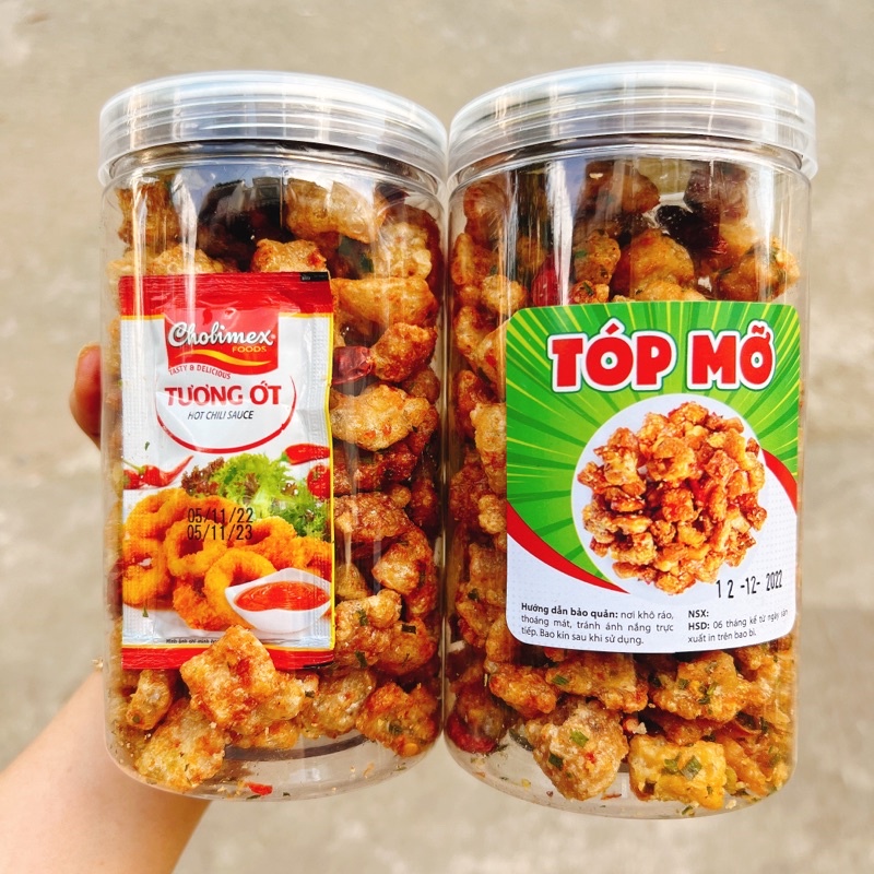 TÓP MỠ CHÁY TỎI HÀNH hàng Ngon Loại 1 ít mỡ hộp 230gr