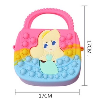Túi đeo hình Elsa pop it dễ thương cho bé phiên bản mới