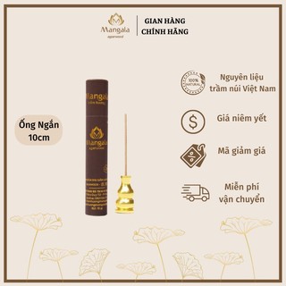 Nhang Trầm Hương Không Tăm Cao Cấp MANGALA - Trầm Tăm 80 que | 20gr - Bột Trầm Núi Thiên Nhiên