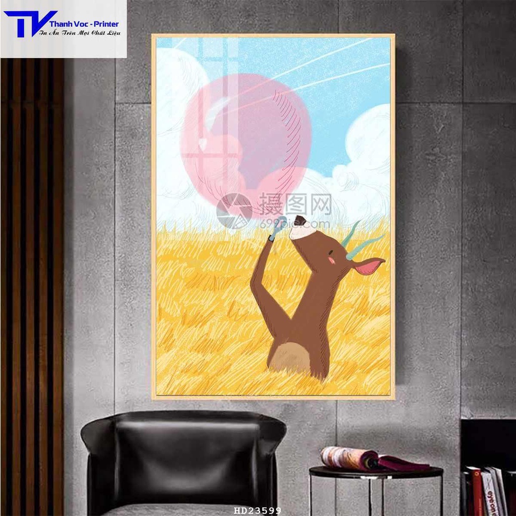 Tranh Treo Tường Ngộ Nghĩnh - Tranh Tráng Gương Trang Trí Phòng Khách, Phòng Ngủ