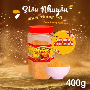 Muối tôm Tây Ninh hạt nhuyễn mặn ngọt đặc biệt hộp 400g đậm vị quê ngon vị phố