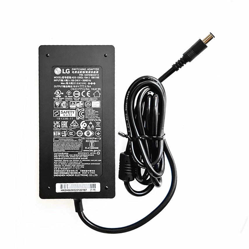 ADS-110CL-19-3 19V 5.79A 19.5V 5.65A AC DC Adapter Cho LG TV Màn Hình Máy Chiếu 34UC98 34UM88 34UM88C 34UM88-P PF1500G