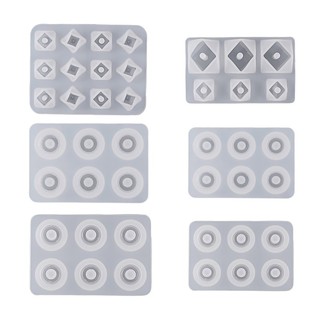 Flgo Pha Lê Nhựa Dính Khuôn Vòng Cổ Đính Hạt - Khuôn Silicon DIY Handmade