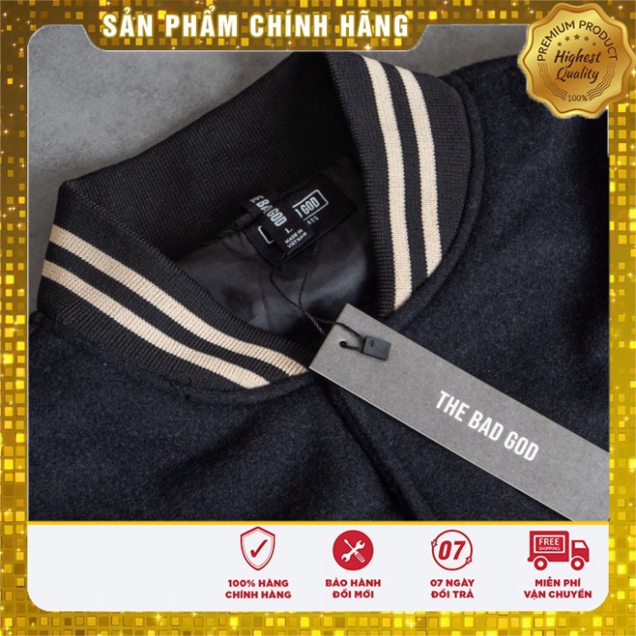 Áo khoác bomber varsity jacket The Bad God Signature