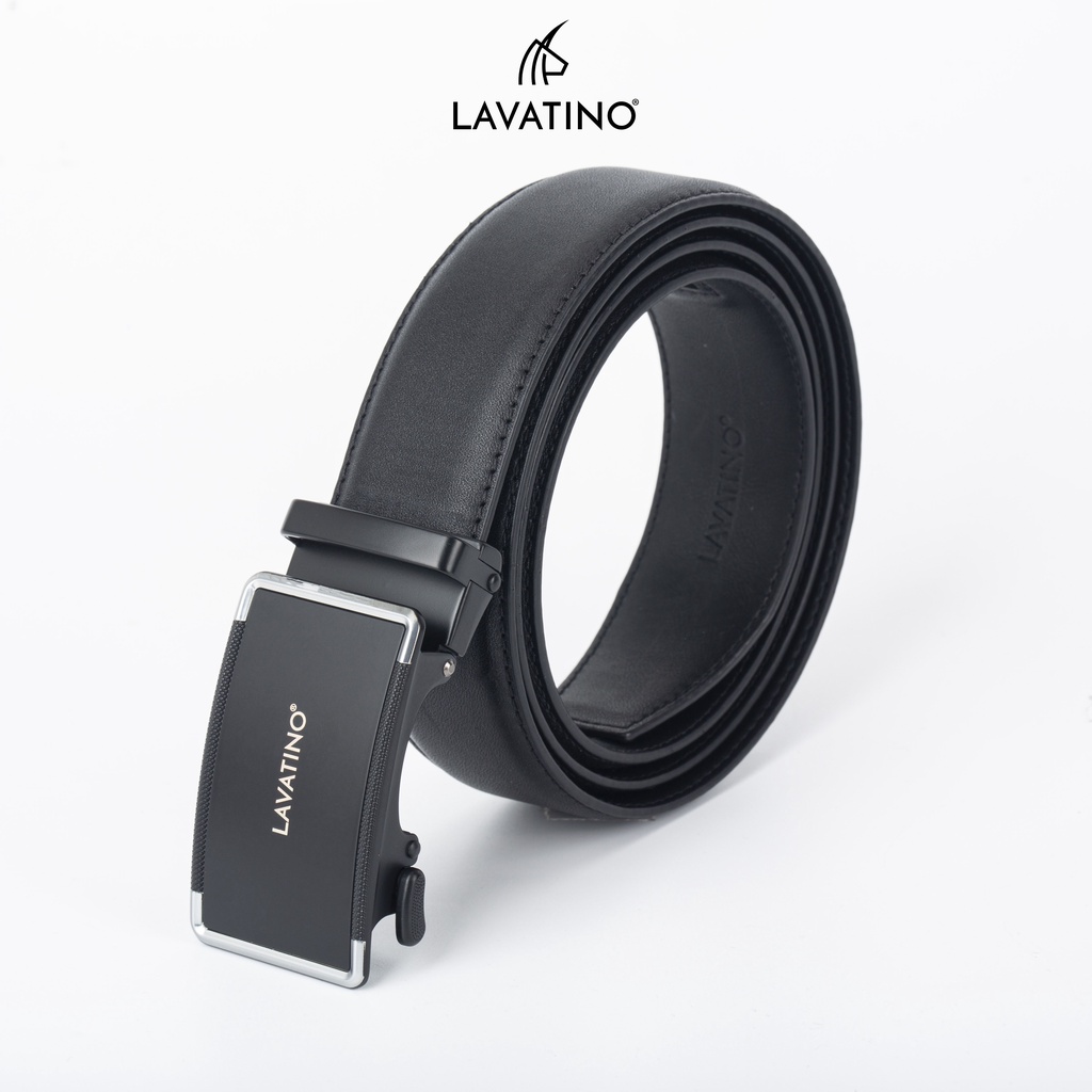 Ảnh Thắt Lưng Nam Da Bò Cao Cấp Hàng Hiệu Lavatino Khoá Tự Động Thiết Kế Sang Trọng TINO 03 2