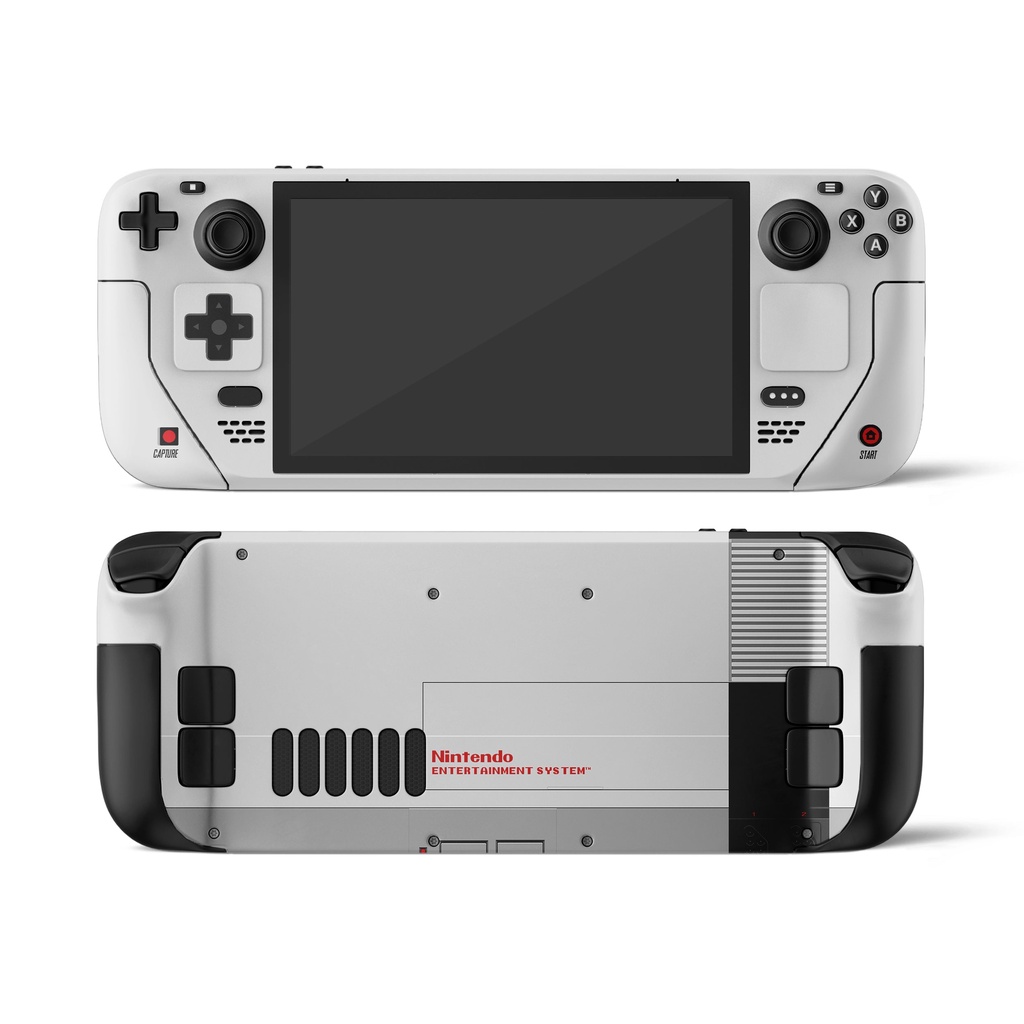 Skin dán Steam Deck mẫu Retro NES (Đã cắt sẵn chi tiết, dễ dán)