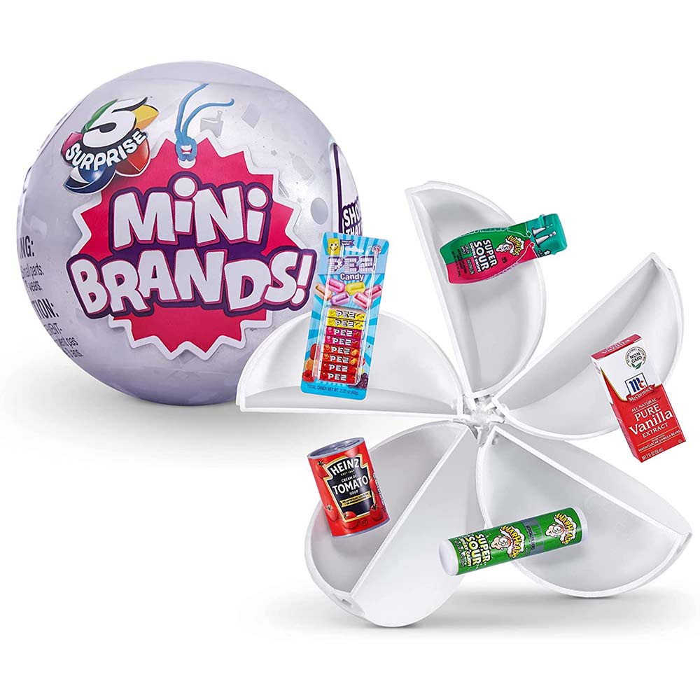 5 Surprise Mini Brands Capsule Collectible Mystery Ball 1 Piece of 5