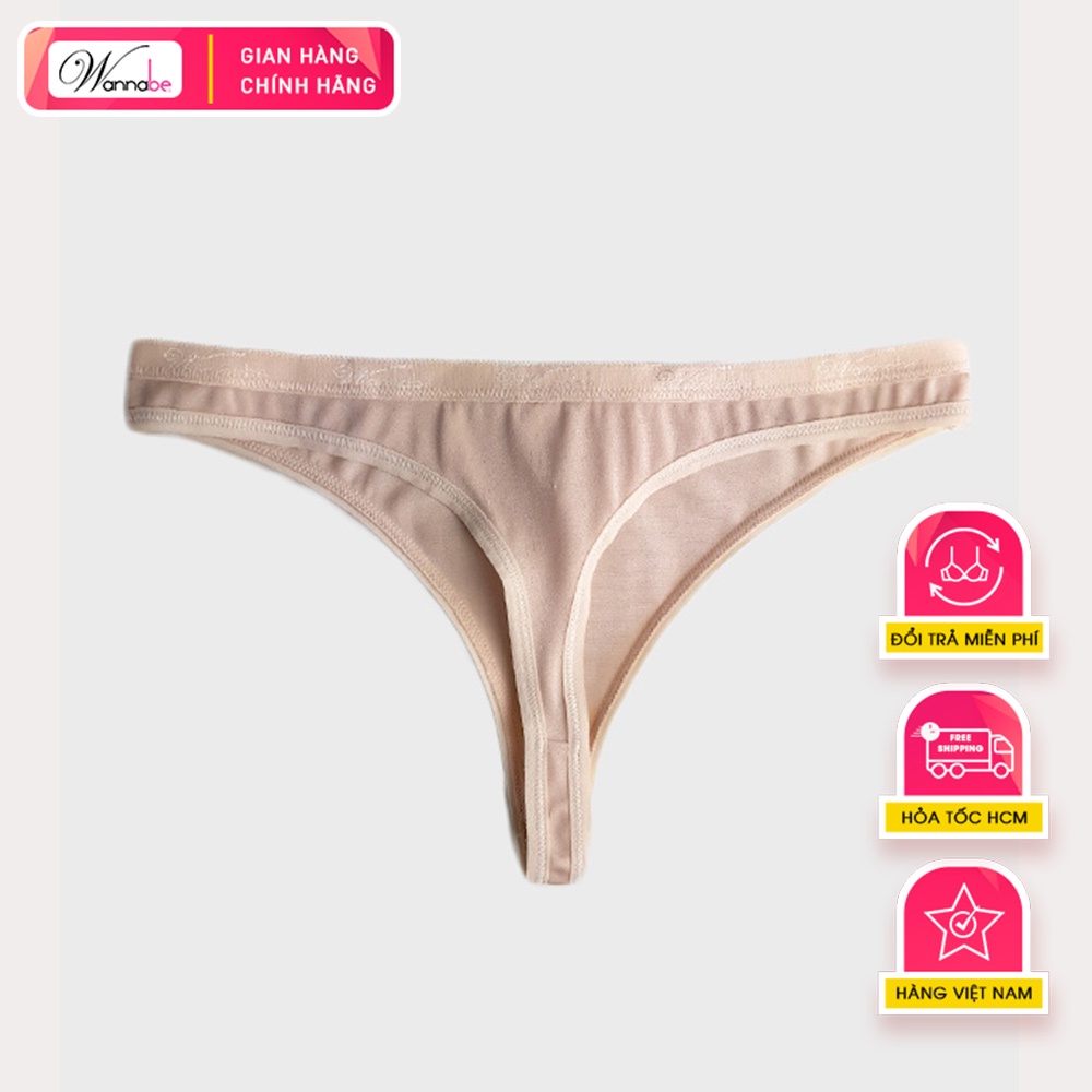 Quần lót t-back wannabe qlt03 lưng viền thun bản vừa dễ mặc