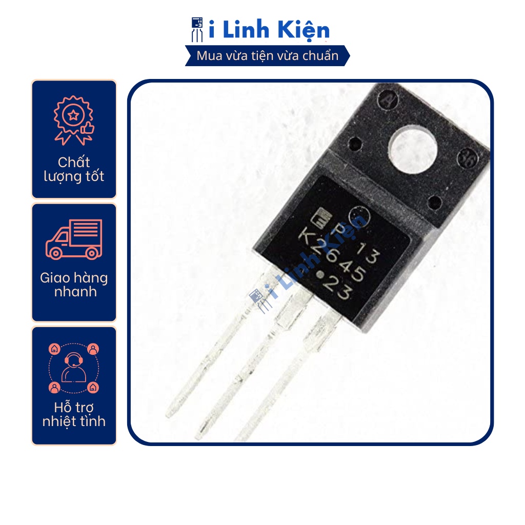 K2645 2SK2645 N-Mosfet 9A 600V TO-220F chính hãng FUJI | Shopee Việt Nam