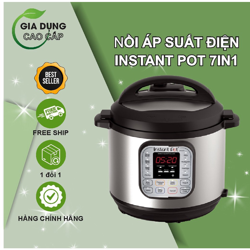Nồi Áp Suất Instant pot Duo Basic 7in1 V5 | Shopee Việt Nam