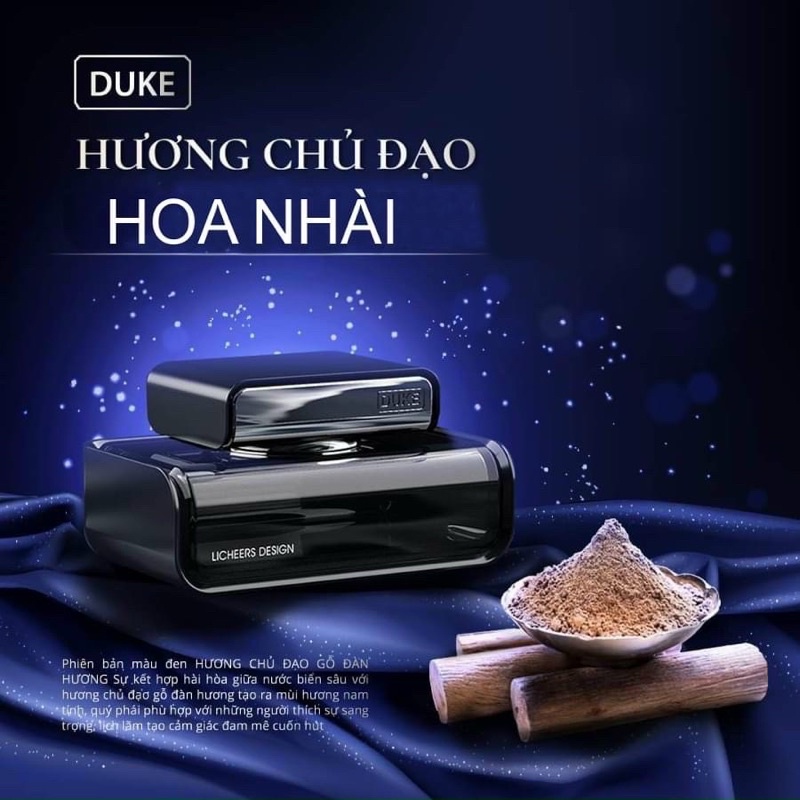 Nước hoa cao cấp DUKE chiết xuất  100% thiên nhiên, khử mùi, chống say xe..