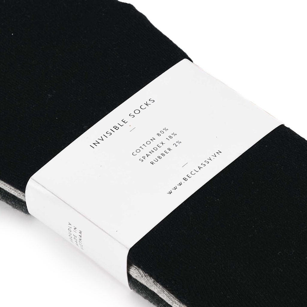 Ảnh Tất ẩn mang giày lười - 3-PACKS INVISIBLE SOCKS - VO03 - Thương hiệu Be Classy 2