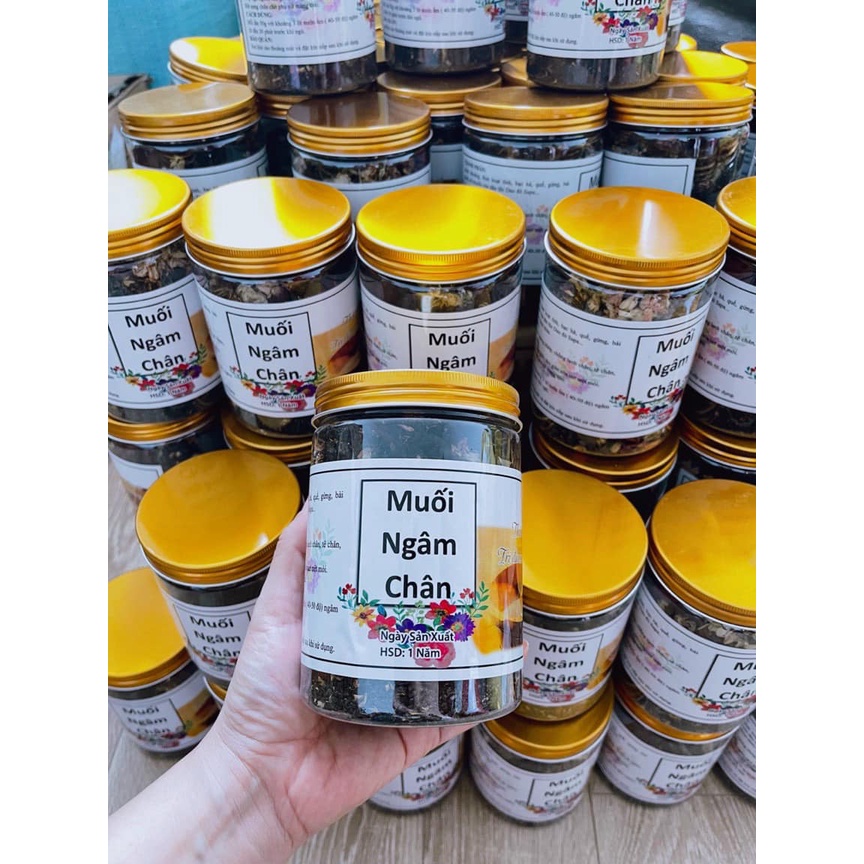 Muối ngâm chân thảo dược JINDO 500g tác dụng hỗ trợ ngủ ngon thư giãn mệt mỏi giảm đau nhức xương khớp.