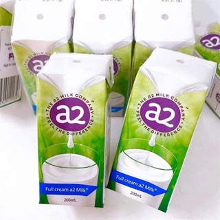 SỮA TƯƠI A2 NGUYÊN KEM ÚC DẠNG NƯỚC HỘP 200ML