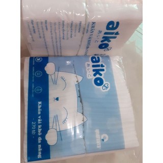 Khăn vải khô đa năng Aiko 270 tờ Chính hãng