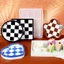 Flgo Cờ Tướng Nhựa Khuôn Checkerboard Đế Khuôn Silicon Trang Sức Bảo Quản Khuôn