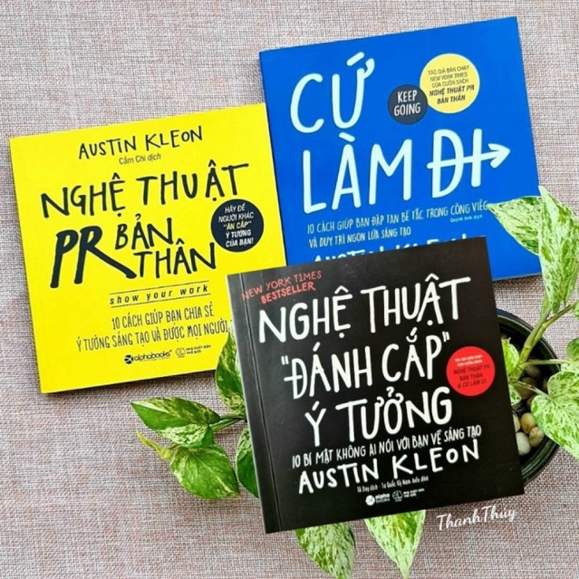Ảnh Sách: Nghệ Thuật PR Bản Thân + Nghệ Thuật Đánh Cắp Ý Tưởng + Cứ Làm Đi (Combo/Tùy Chọn 3 Cuốn) 1