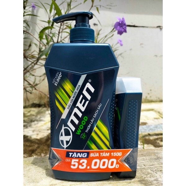 Dầu gội nước hoa XMen Wood Sport 650g tặng