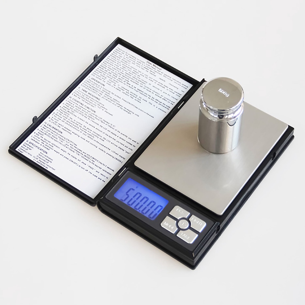 Cân Tiểu Ly Điện Tử NOTEBOOK 500g x 0,01g, Độ Chính Xác Cao