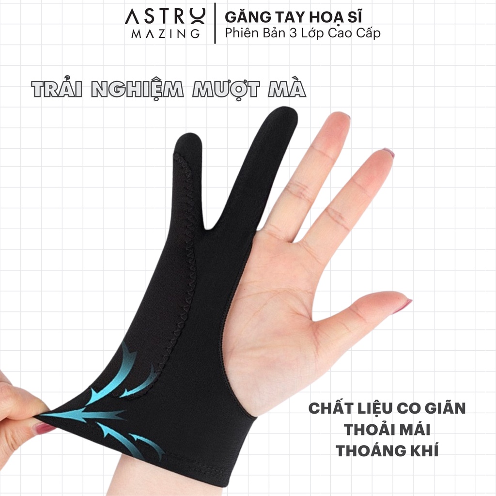 Ảnh Găng tay hoạ sĩ AstroMazing hỗ trợ vẽ trên điện thoại, máy tính bảng, wacom 2