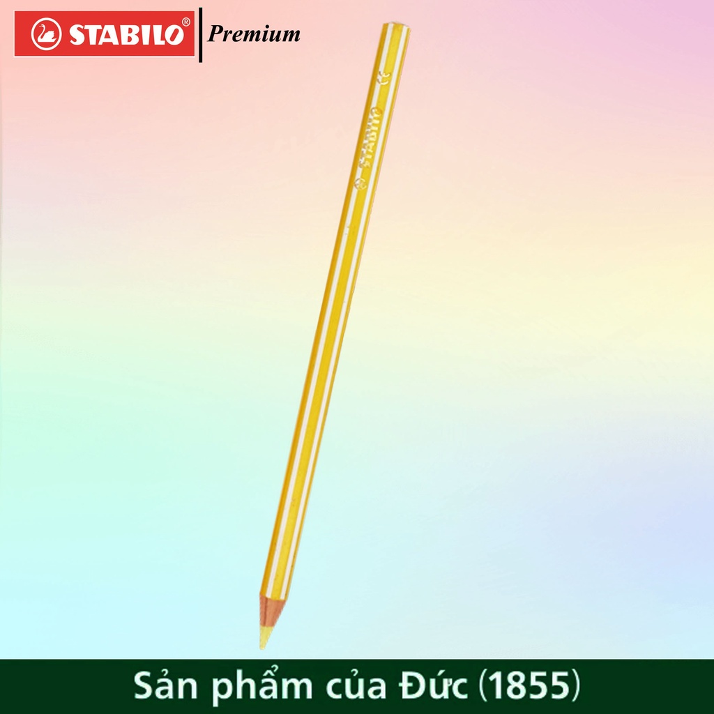 [Mã BMLTB35 giảm đến 35K đơn 99K] Bút chì màu STABILO Swans Premium 3.8mm 36 màu lẻ