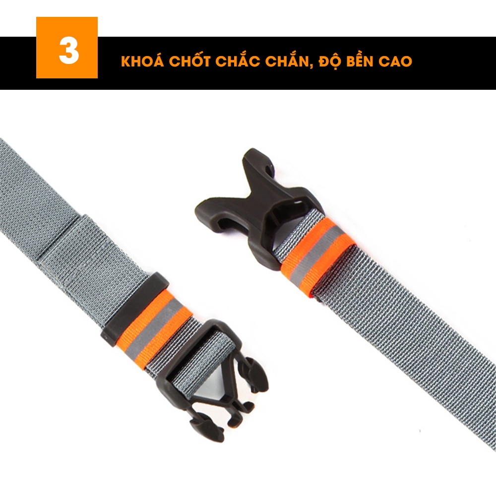 Túi đeo hông, đeo bụng chạy bộ nam nữ chính hãng GoodFit GF18R, chống nước, phản quang