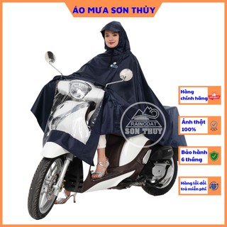 ( K7- CHẤT TỔ ONG) Áo mưa choàng siêu to Sơn Thủy - áo mưa vải dù cỡ đại  K7  Bigsize