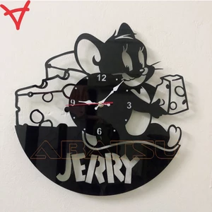 Đồng hồ treo tường kim trôi độc đáo Tom&Jerry quà tặng