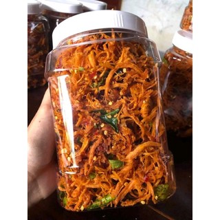 500gr Khô gà Ta nhà làm Famiyumi [ thơm, cay, dai] giá Ưu đãi ăn thử 100gr