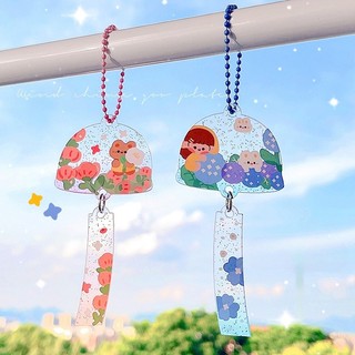 Móc Khóa Cute Anime Xe Máy Đôi Dễ Thương Chuông Gió Timo PK64