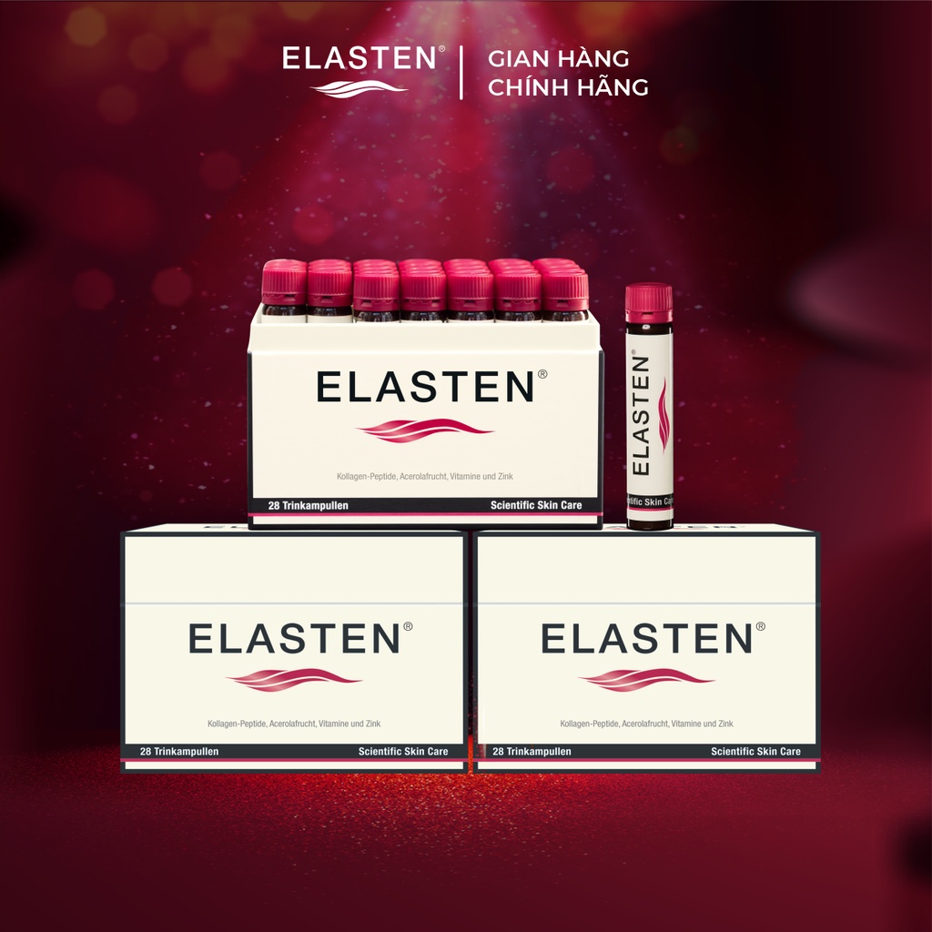 Collagen Elasten - Bộ 3 Hộp (1 liệu trình) Giúp Da Căng Mịn, Chống Lão Hóa, Tóc Chắc Khỏe 84