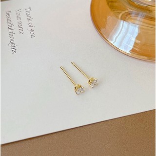 Khuyên tai nam nữ LAMY Elegant Earrings Gold 3025 - Khuyên tai bạc Lamy