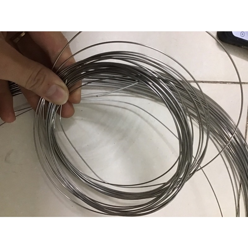 Combo 10 mét dây thép inox 1 li mềm dẻo dễ uốn - dây thép inox | Shopee ...